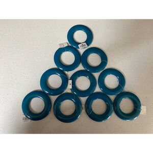 Crate & barrel Resin Hoop Napkin Rings